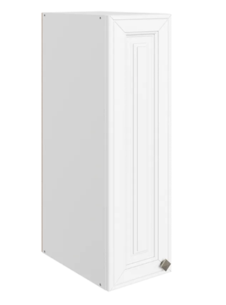 Шкаф навесной Мишель L200 H720 (1 дв. гл.) эмаль (белый/белый) в Перми - изображение
