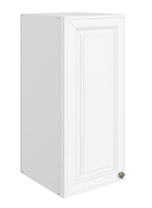 Навесной кухонный шкаф Мишель L300 H720 (1 дв. гл.) эмаль (белый/белый) в Перми