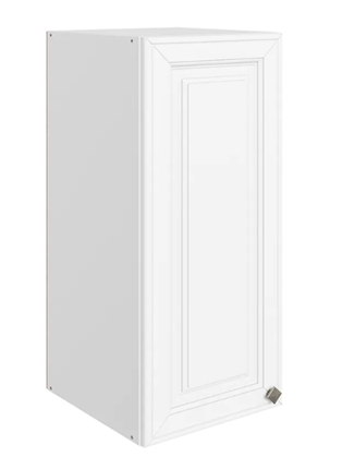Навесной кухонный шкаф Мишель L300 H720 (1 дв. гл.) эмаль (белый/белый) в Перми - изображение