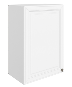 Шкаф навесной Мишель L500 H720 (1 дв. гл.) эмаль (белый/белый) в Перми - предосмотр