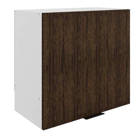 Кухонный шкаф Стоун L600 Н566 (1 дв. гл.) (белый/палисандр) в Перми - изображение