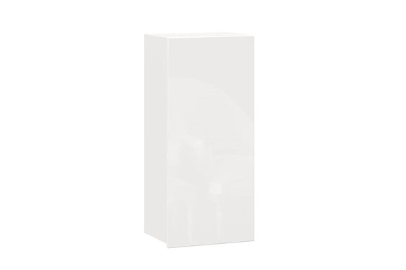 Кухонный высокий шкаф 450, Шервуд, ЛД 281.430.000.165, белый/белый глянец в Перми - изображение