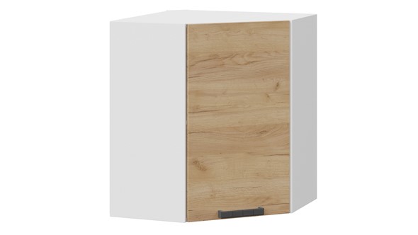 Кухонный навесной шкаф Детройт 1В6У (Белый/Дуб Крафт золотой) в Перми - изображение