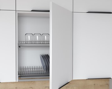 Кухонный шкаф с полкой IBIZA Белый MHP 4072.1P (400х320х720) в Перми - предосмотр 1