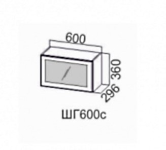 Шкаф навесной Модерн шг600с/360 в Перми - предосмотр
