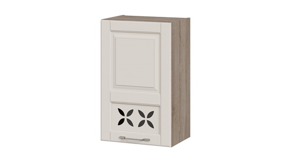 Кухонный навесной шкаф Скай В_72-45_1ДРД(L) (Бежевый софт) в Перми - изображение