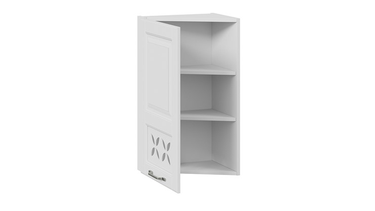Кухонный торцевой шкаф Скай ВТ_72-40(45)_1ДРД(L) (Белоснежный софт) в Перми - изображение 1
