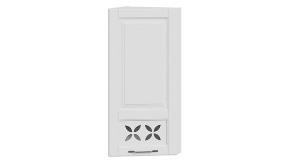 Кухонный торцевой шкаф Скай ВТ_96-40(45)_1ДРД(R) (Белоснежный софт) в Перми - изображение