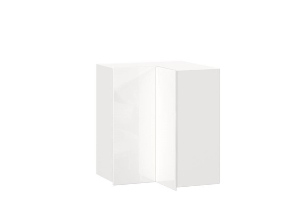 Шкаф кухонный угловой Шервуд, ЛД 281.500.000.169, белый/белый глянец в Перми - изображение