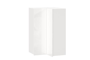 Шкаф кухонный угловой высокий Шервуд, ЛД 281.570.000.170, белый/белый глянец в Березниках