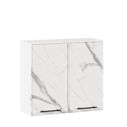 Кухонный шкаф Вилена ЛД 592.360.000.022 800 (Белый/Монте Белый) в Перми - изображение