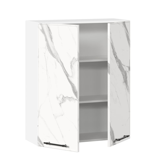 Шкаф кухонный Вилена ЛД 592.460.000.030 800 высокий (Белый/Монте Белый) в Перми - изображение 1