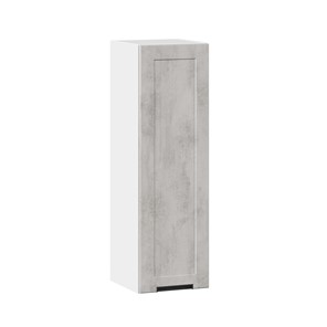 Кухонный шкаф 300 высокий Джамис ЛД 296.410.000.024, Белый/Белый камень в Перми