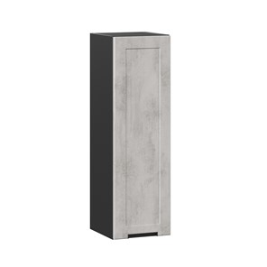 Кухонный шкаф 300 высокий Джамис ЛД 296.410.000.066, Чёрный/Белый камень в Перми