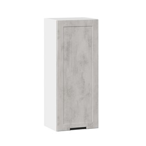 Кухонный шкаф 400 высокий Джамис ЛД 296.420.000.025, Белый/Белый камень в Березниках