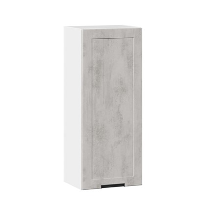 Кухонный шкаф 400 высокий Джамис ЛД 296.420.000.025, Белый/Белый камень в Перми - изображение