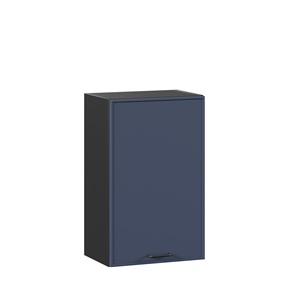 Шкаф навесной 450 Индиго ЛД 298.330.000.145, Чёрный/Тёмно-синий в Перми - предосмотр