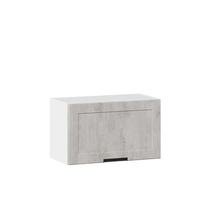 Кухонный шкаф 600 горизонтальный Джамис ЛД 296.710.000.035, Белый/Белый камень в Перми - изображение