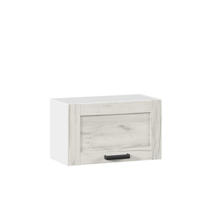 Настенный шкаф 600 горизонтальный Винченца 234.710.000.044, Белый/Дуб Крафт белый в Перми - изображение
