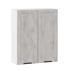 Кухонный шкаф 800 высокий Джамис ЛД 296.460.000.029, Белый/Белый камень в Перми