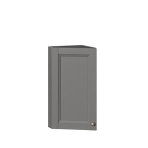 Кухонный навесной шкаф Амели-3 350 окончание ЛД 299.690.000.060, Черный/Оникс серый в Перми