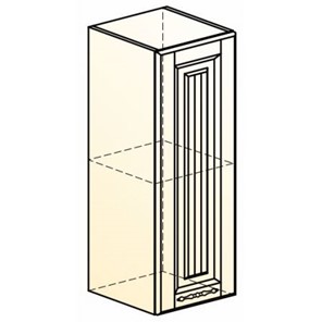 Кухонный навесной шкаф Бавария L300 H720 (1 дв. гл.) в Перми - предосмотр