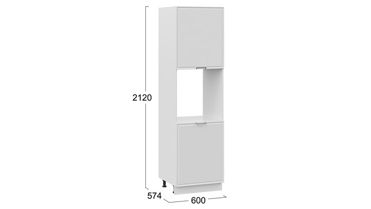 Шкаф кухонный Белладжио 1П6 (Белый, Фон белый) в Перми - изображение 2
