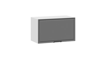 Шкаф на кухню Белладжио 1В6Г (Белый, Софт графит) в Перми - предосмотр