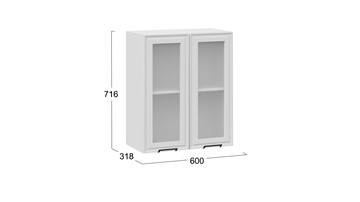 Кухонный шкаф Белладжио 1В6С (Белый, Фон белый) в Перми - предосмотр 2