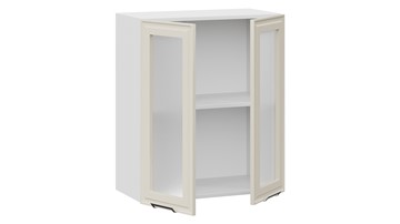 Навесной шкаф Белладжио 1В6С (Белый, Софт панакота) в Перми - предосмотр 1