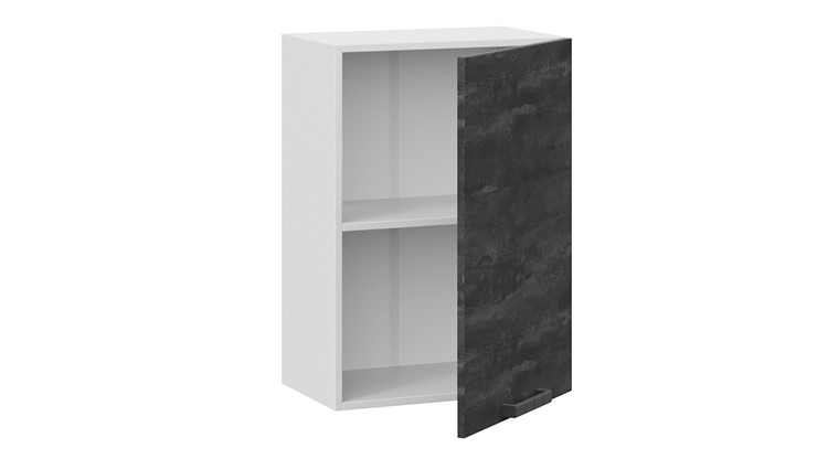 Навесной шкаф Детройт 1В5 (Белый/Угольный Камень) в Перми - изображение 1