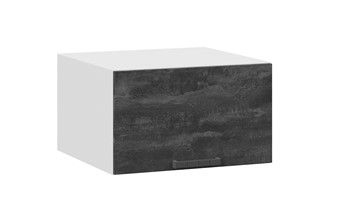 Навесной кухонный шкаф Детройт 1В6ГП (Белый/Угольный Камень) в Перми