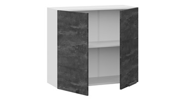 Навесной кухонный шкаф Детройт 1В8 (Белый/Угольный Камень) в Перми - предосмотр 1