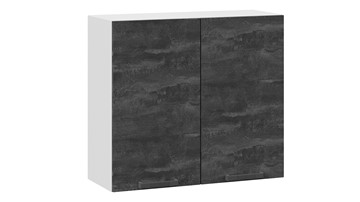 Навесной кухонный шкаф Детройт 1В8 (Белый/Угольный Камень) в Перми - предосмотр