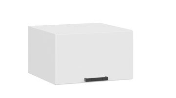 Кухонный навесной шкаф Детройт исп. 2 1В6ГП (Белый/Белый глянец) в Перми - предосмотр