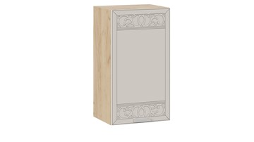 Навесной кухонный шкаф Долорес 1В4 (Дуб крафт золотой/Крем) в Перми