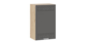 Настенный шкаф Долорес 1В45 (Дуб крафт золотой/Титан) в Перми - предосмотр