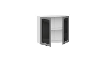 Кухонный шкаф Габриэлла 1В8С (Белый/Титан) в Перми - предосмотр 1