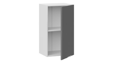 Навесной шкаф Кимберли 1В4 (Белый, Титан) в Перми - предосмотр 1