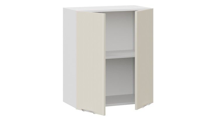 Кухонный навесной шкаф Кимберли 1В6 (Белый, Крем) в Перми - изображение 1