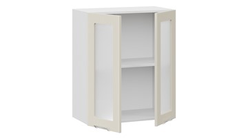 Навесной шкаф Кимберли 1В6С (Белый, Крем) в Перми - предосмотр 1