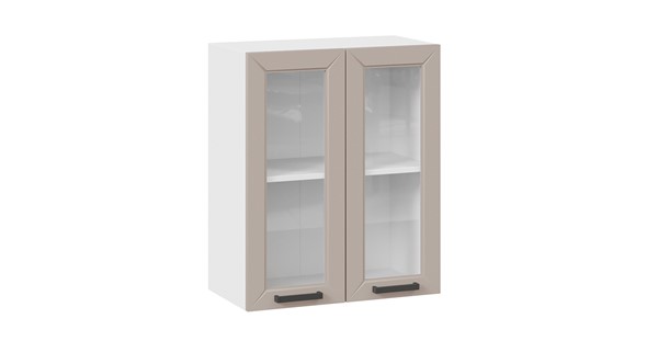 Кухонный шкаф Лорас 1В6С (Белый/Холст латте) в Перми - изображение