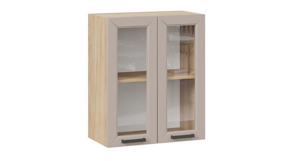 Кухонный шкаф Лорас 1В6С (Дуб крафт золотой/Холст латте) в Перми - изображение