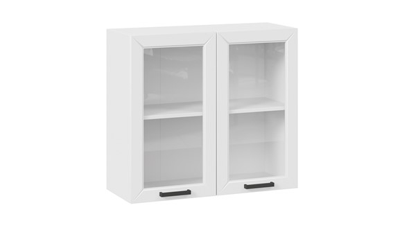 Кухонный шкаф Лорас 1В8С (Белый/Холст белый) в Перми - изображение