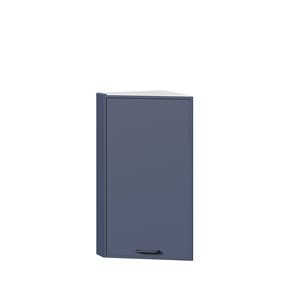 Кухонный навесной шкаф окончание Индиго ЛД 298.690.000.118, Белый/Тёмно-синий в Кунгуре