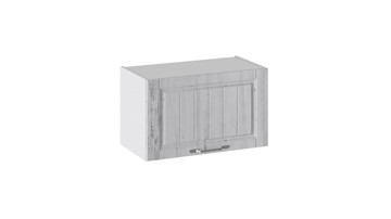 Навесной кухонный шкаф Прованс (Белый глянец/Санторини светлый) В_36-60_1ДО в Кунгуре