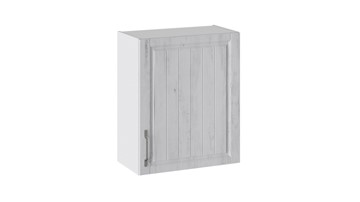 Навесной шкаф Прованс (Белый глянец/Санторини светлый) В_72-60_1ДР в Кунгуре