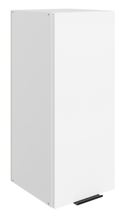 Кухонный шкаф Стоун L300 Н720 (1 дв. гл.) (белый/джелато софттач) в Перми - изображение