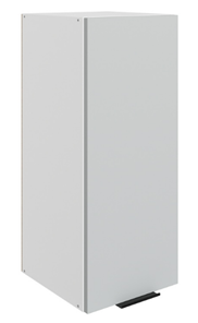Шкаф настенный Стоун L300 Н720 (1 дв. гл.) (белый/лайт грей софттач) в Перми