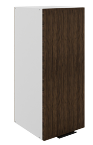 Кухонный навесной шкаф Стоун L300 Н720 (1 дв. гл.) (белый/палисандр) в Перми